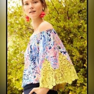NWT Lilly Pulitzer Zaylee top So Sofishticated -Small
